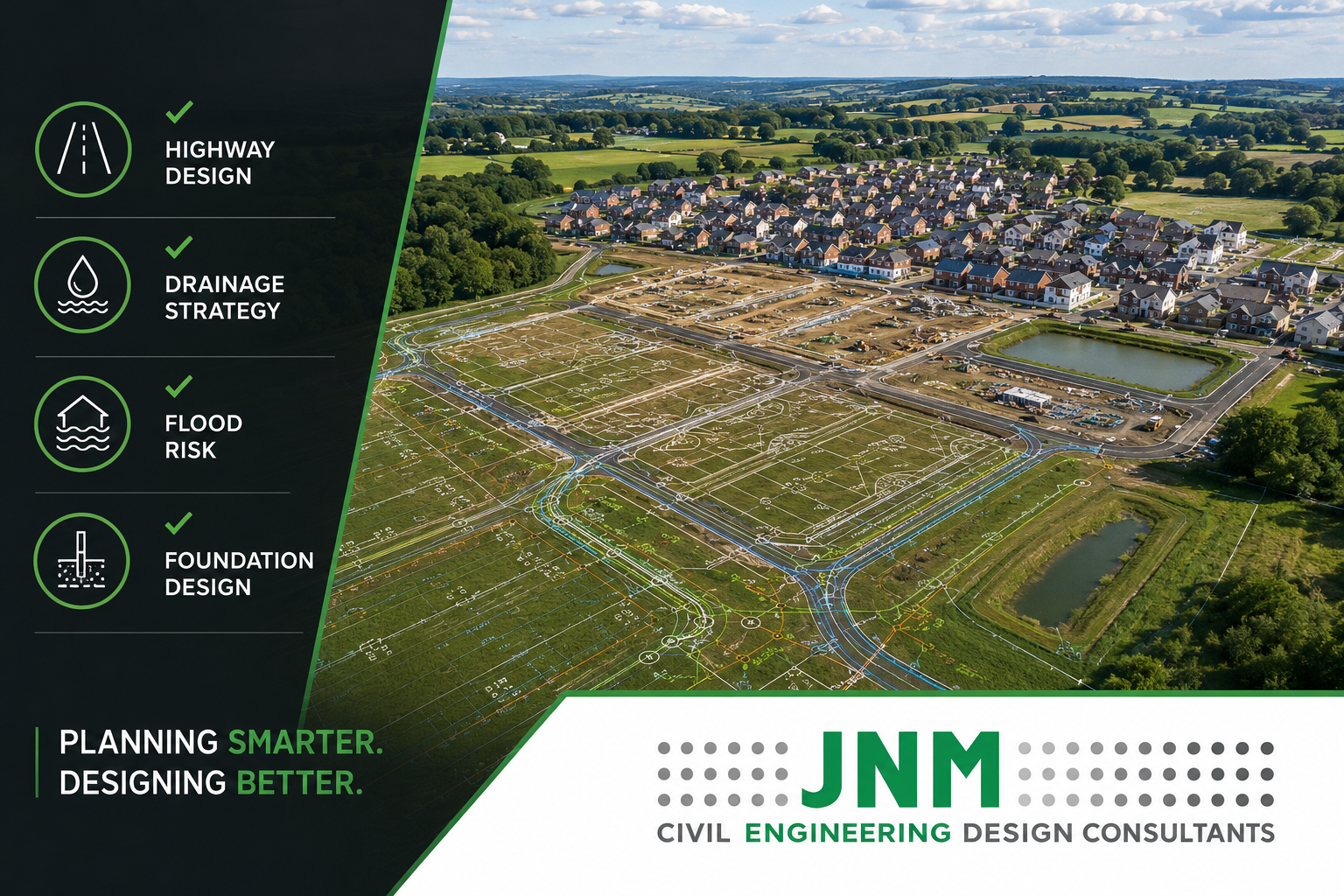JNM Engineering SuDS drainage — smart drainage, sustainable futures